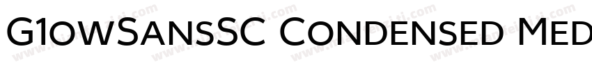 G1owSansSC Condensed Medium字体转换